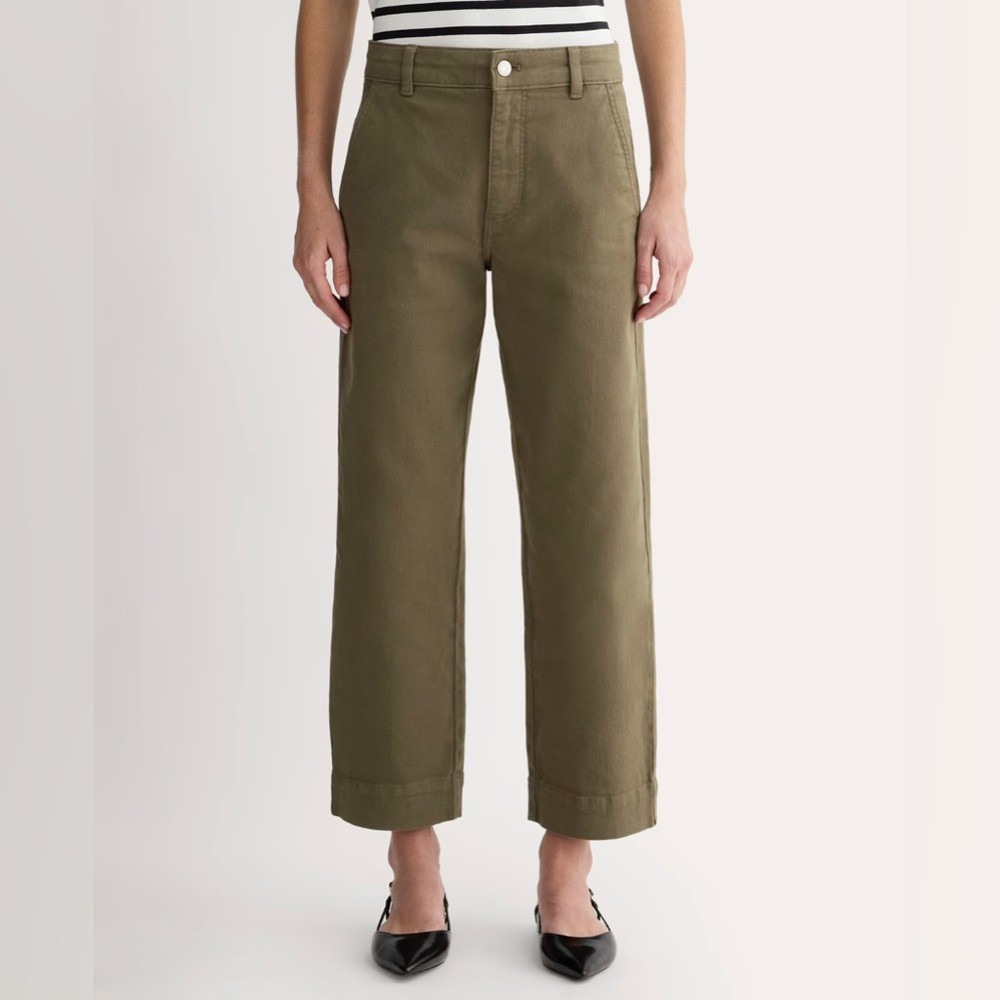 Everlane Utility Straight Leg Pant - Kalamata - NWOT